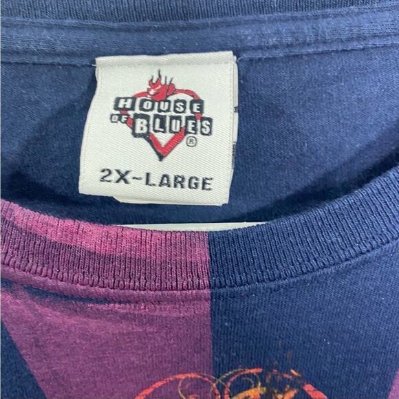 MENS HOUSE OF BLUES ORLANDO AOP GUITAR PRINT Y2K SHIRT SIZE XXL ALL OVER PRINT - Picture 5 of 10